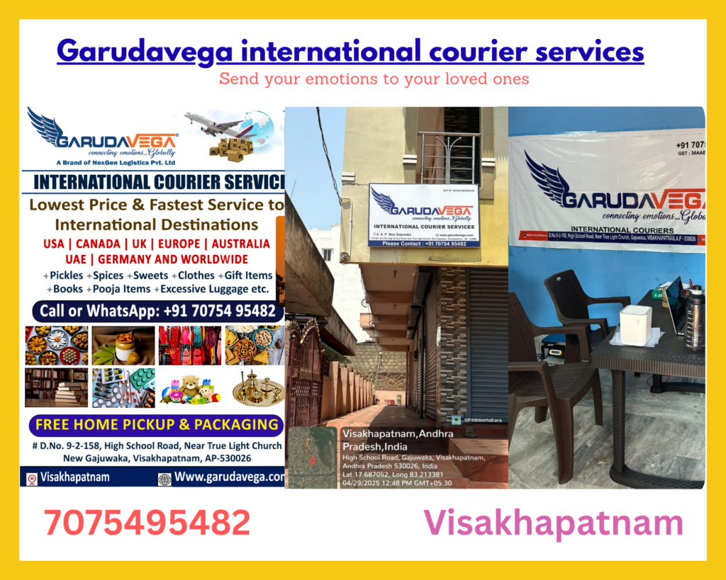 Garudavega international couriers-visakhapatnam