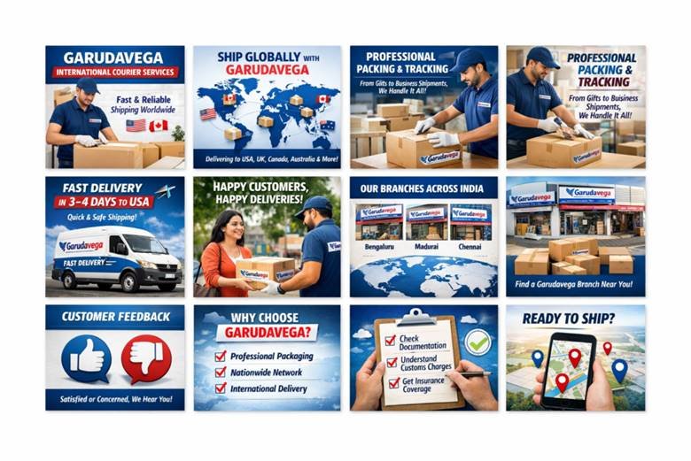 Garudavega International Courier Services New Gajuwaka